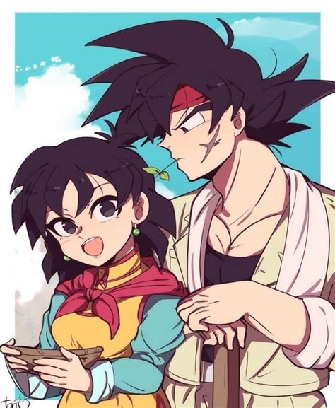 Bardock X Gine Personajes De Goku Personajes De Dragon Ball Dragon