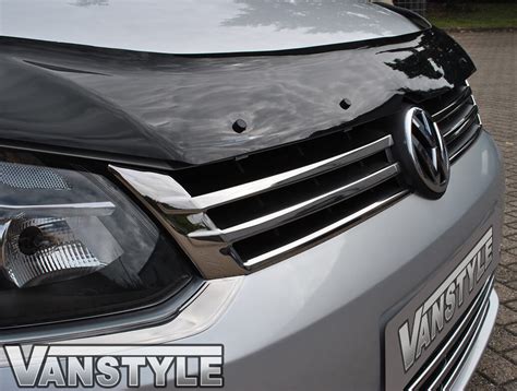 Stainless Steel Front Upper Grille Trim VW Caddy 2010 15 Vanstyle