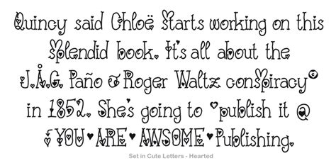 cute fonts cute font generator