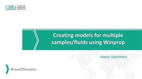 Cmg Winprop Tutorial Creating Models For Multiple Fluid Samples Using