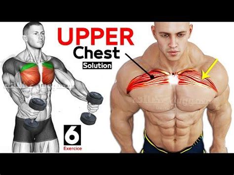 BEST 6 EXERCISES Killer Upper Chest Workout YouTube Chest Workout