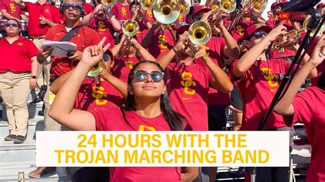 Spend Hours With The Usc Trojan Marching Band Youtube