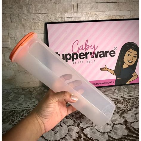 TUPPERWARE MODULAR REDONDO LARANJA 1 1 L Shopee Brasil