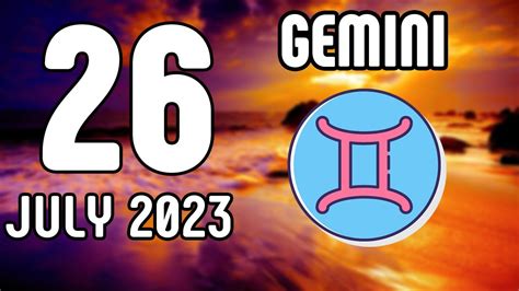 Gemini 𝐀𝐧 𝐈𝐧𝐡𝐞𝐫𝐢𝐭𝐚𝐧𝐜𝐞 𝐀𝐫𝐫𝐢𝐯𝐞𝐬 Horoscope For Today July 26 2023