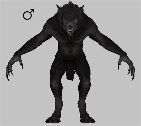 Lycana Werewolf Body At Skyrim Nexus Skyrim Mods And Werewolves Pinterest Nexus