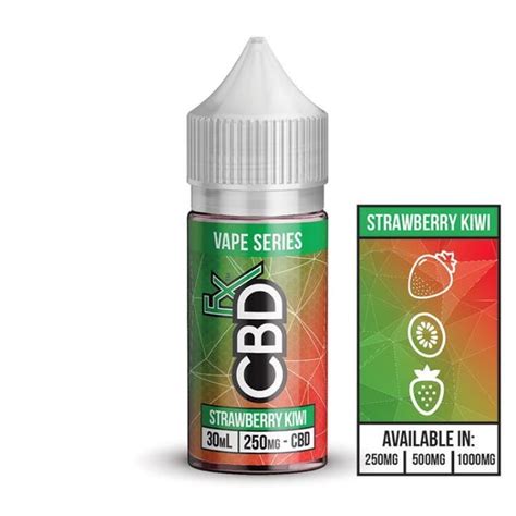 Cbdfx Strawberry Kiwi Cbd Vape Juice 500 1000mg Review Vape News