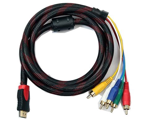 HDMI auf Cinch Kabel chenduomi HDMI Männlich Zu 5RCA Video Audio AV