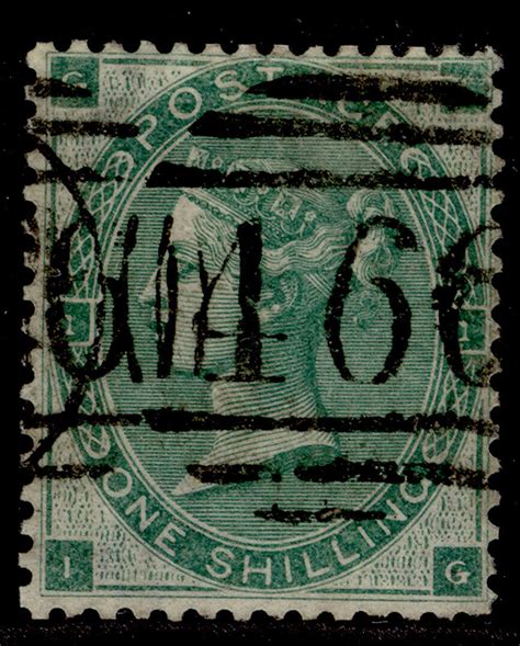 Gb Qv Sg S Deep Green Used Cat Ig St Stamps