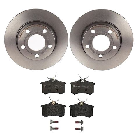 Brembo Rear Brake Kit Low Met Pads Disc Rotors Mm For Audi A