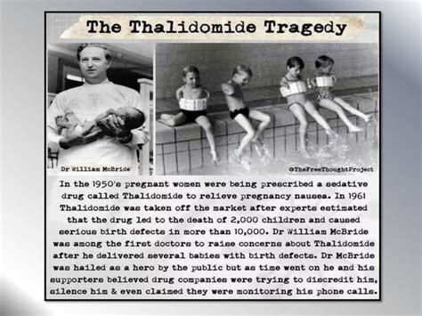 The Thalidomide Tragedy Pptx