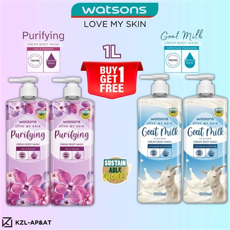 KZLA Buy1 Get1 Free Watsons Love My Skin Goat Milk Scented Or Purifying