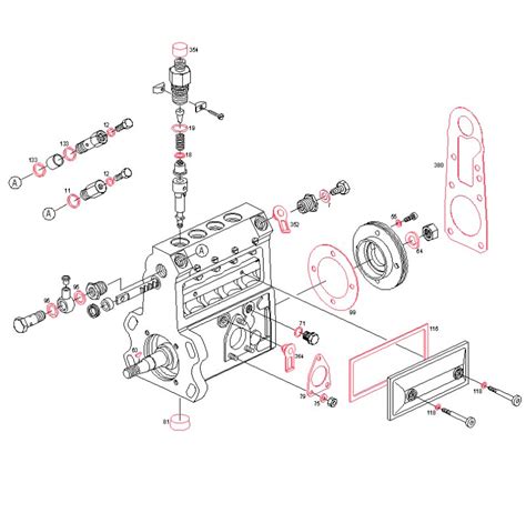 Seal Repair Kit For Inline Injection Pump Bosch PE4A And PES4A Body