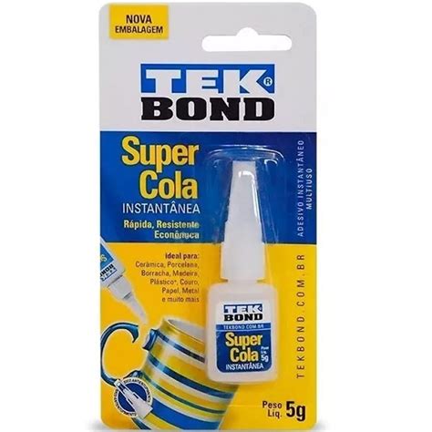 Cola Instantanea TEK BOND Super Cola Tudo 5G Original Starhouse Mega