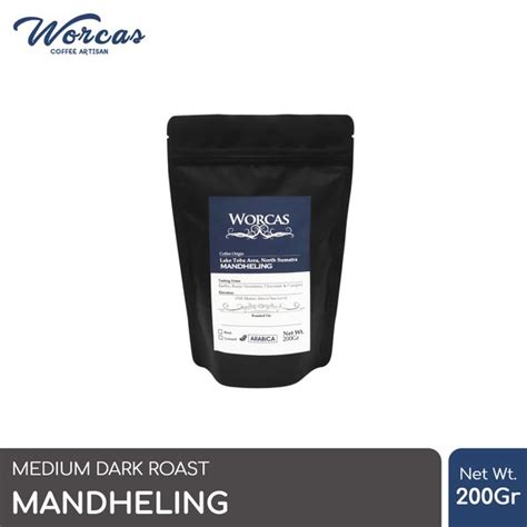 Jual WORCAS Kopi Mandheling 200 GR BIJI BUBUK Di Lapak Worcas