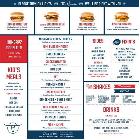 University Menu Archive Burgermaster