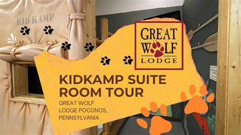 Kid Kamp Suite Room Tour Great Wolf Lodge Poconos Pennsylvania