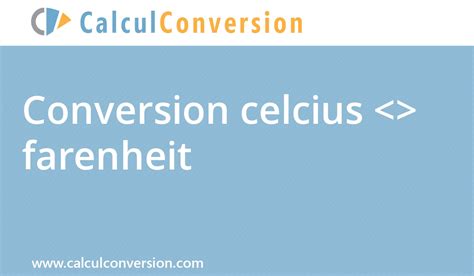 D Couvrir Imagen Conversion Degr Fahrenheit Formule Fr