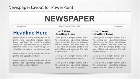 Newspaper PowerPoint Template - SlideModel