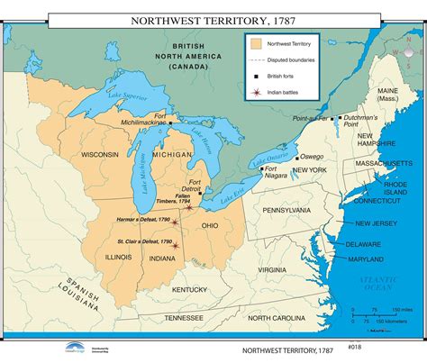 #018 Northwest Territory, 1787 - The Map Shop