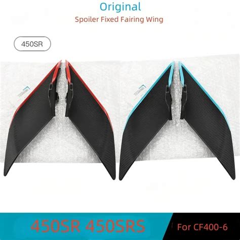 For CFMOTO 450 SR 450SRS 450SR Original Winglet Side Downforce Naked Spoiler Fixed Fairing Wing