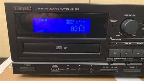 Teac Ad 850 Cassette Deckcd Player Usb Flash Aukro