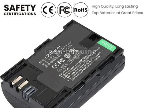 Canon Eos R6 Long Life Replacement Battery Canada Laptop Battery