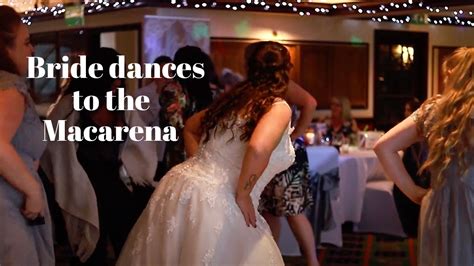 Bride Dances To The Macarena Dance Macarena Dance Hey Macarena Youtube