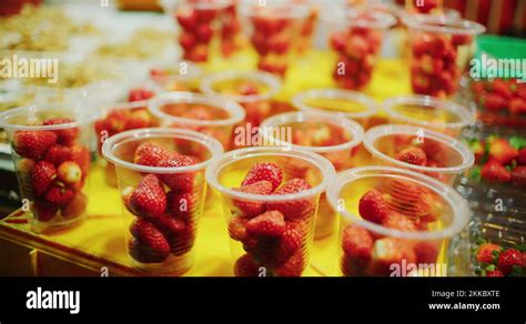 Strawberries At The Golden Hills Night Market In Cameron Highlands