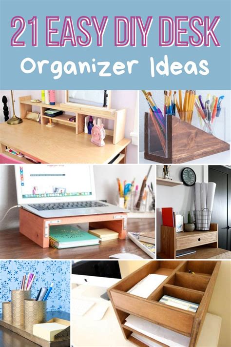 21 Easy And Creative Diy Organizer Ideas For Your Desk Anikas Diy