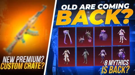 Premium Crate Last Date New Custom Crate Old 8 Mythics Are Back