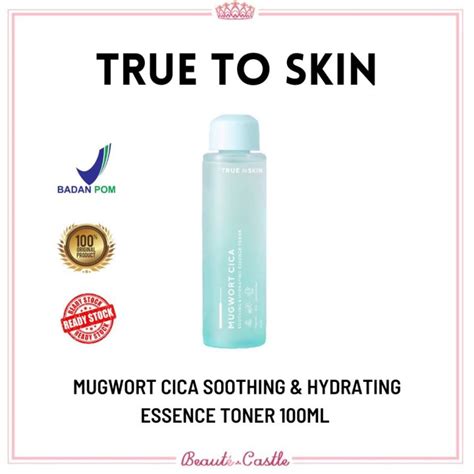 True To Skin Mugwort Cica Essence Toner Soothing And Hydrating 100ml