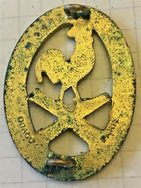 MILITARY ARTILLERY INSIGNIA 39Th Artillery Regiment Dragon Paris