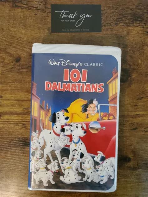 101 DALMATIENS VHS 1263 Walt Disney Classic Édition Diamant Noir