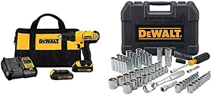 DeWALT DCD771C2 Taladro Ión de litio Negro y Amarillo Dewalt