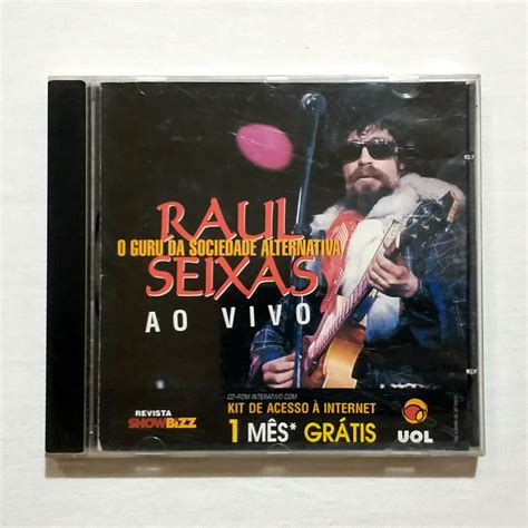 CD Raul Seixas Ao Vivo Revista ShowBizz Shopee Brasil