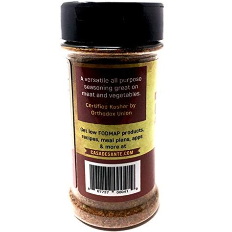 Organic Low FODMAP Certified Paleo Seasoning No Onion No Garlic Gluten