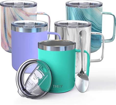 Stainless Steel Insulated Coffee Mug Thily 12 Oz Triple Insulated