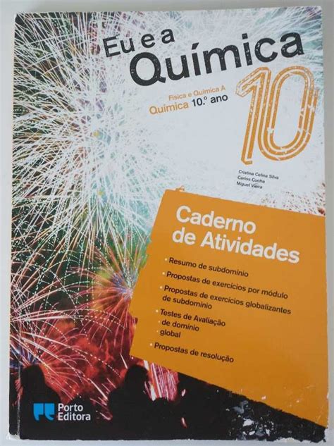 Caderno de atividades Eu e a Química 10º ano Cascais E Estoril OLX