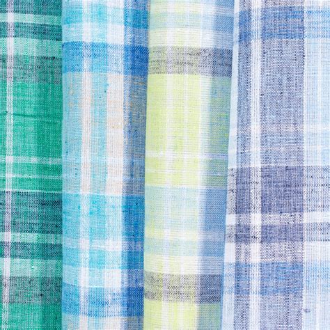 Tartan Plaid Linen-Look Fabric | Fabric Wholesale Direct