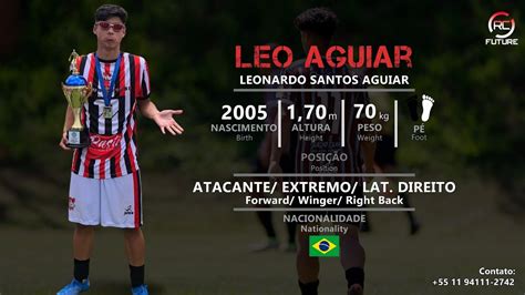 Leo Aguiar Atacante Extremo Lat Direito Forward Winger