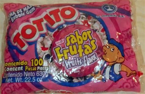 Totito Uva Grape Goma De Mascar Chicles Banana Flavored