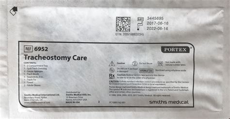 Tracheostomy Care Trays Smiths Medical Trach Care Trays And Kits