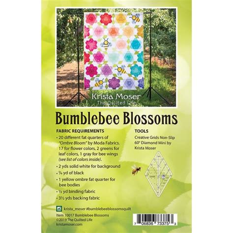 Bumblebee Blossoms Quilt Pattern The Quilt Shop