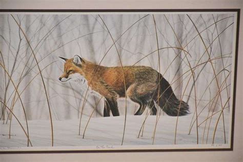 Signed Limited Edition Framed Print On The Prowl By Robert C Flowers