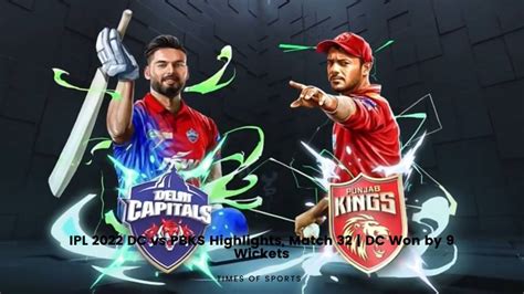 IPL 2022 DC Vs PBKS Highlights Match 32 DC Won By 9 Wickets