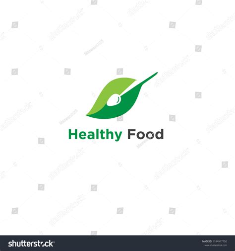 Simple Healthy Food Logo For Your Business Royalty Free Stock Vector