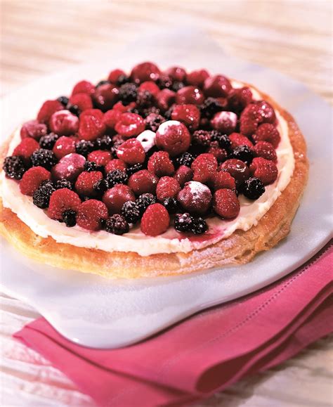 Recette Tarte Fine Aux Fruits Rouges Marie Claire