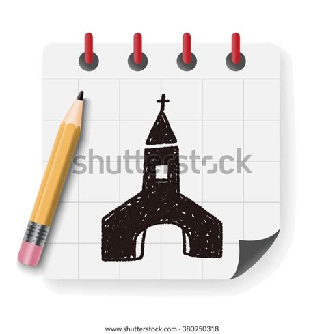 Church Doodle Stock Illustration 380950318 Shutterstock