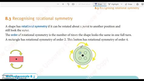 Rotational Symmetry Grade 7 Youtube