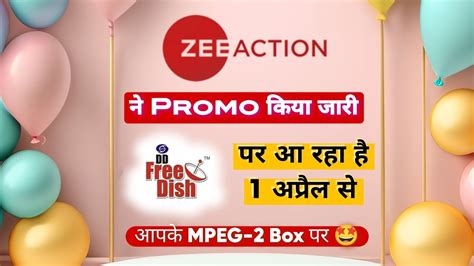 Zee Action Launching On DD Free Dish Zee Action DD Free Dish Promo